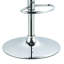 Kristy Swivel Upholstered and Faux Leather Adjustable Height Bar Stool with Steel Frame-16638483