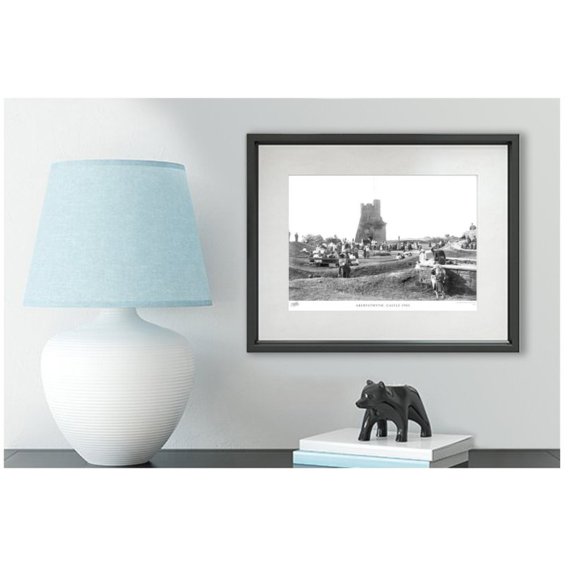 Aberystwyth, Castle 1903 by Francis Frith - Single Picture Frame Print, 28cm H x 36cm W x 2.3cm D