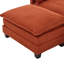 Canapé modulaire surdimensionné surdimensionné avec repose-pieds mobile, ensemble de canapés en velours côtelé moderne 102 pouces 4 places, canapé convertible en forme de L-928045661