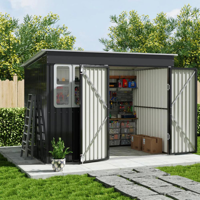 Outdoor Metal Garden Storage Shed