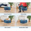  Fauteuil demi-tonneau pivotant avec repose-pieds Sharolynn-340204154