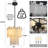 3 - Light 13" Modern 2-Tier Alabaster Pendant Light For Kitchen Island-878672681