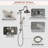 Complete Shower System(No Include Rough-in Valve)-88561120