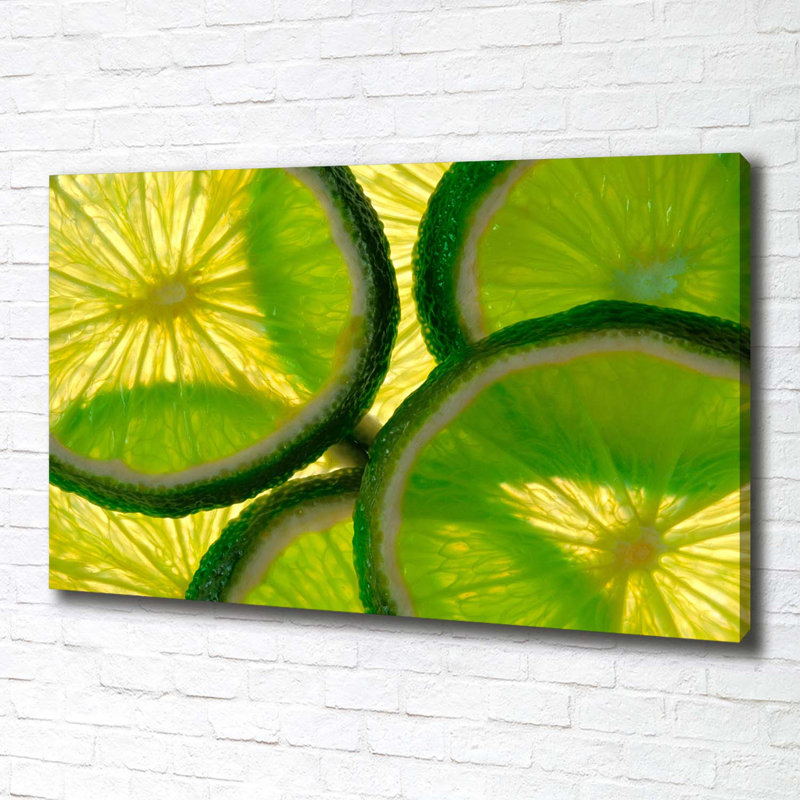 Lime - Wrapped Canvas Print