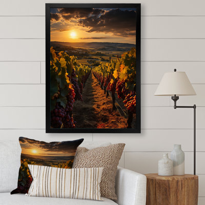 Vignobles français à Bordeaux - Décoration murale de ferme