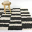 Tapis gris anthracite à carreaux Keil-13819519