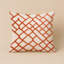 Coussin décoratif intérieur et extérieur brun Trellis-115196770-115196994