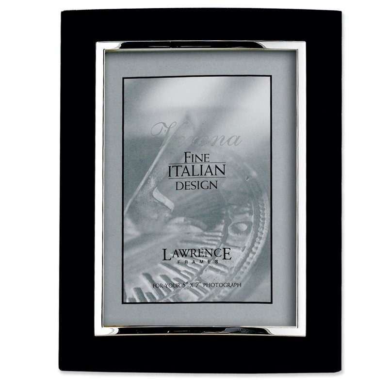 Metal Matte Picture Frame, 5" x 7", Satin Black