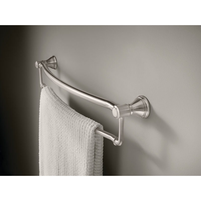 Barre à serviettes murale 24 "Bath Safety, Acier inoxydable Brilliance