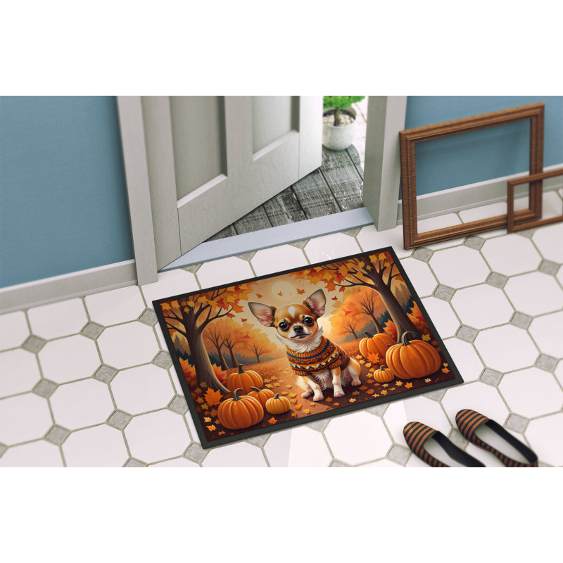 Tapis d'entrée / extérieur antidérapant Noblett, L 24 po x L 36 po