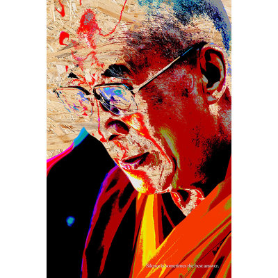 Silence - No Frame Print on Wood