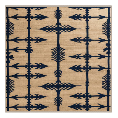 Washable Weather Vane Farm Area Rug