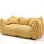 Le chenille jaune, un choix élégant et confortable pour votre famille de fauteuils inclinables carrés, fait de confort-131468626