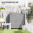 Wooden Potting Bench With 2 Doors-1653816791