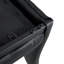 Ensemble de 2 chaises noires en polyuréthane