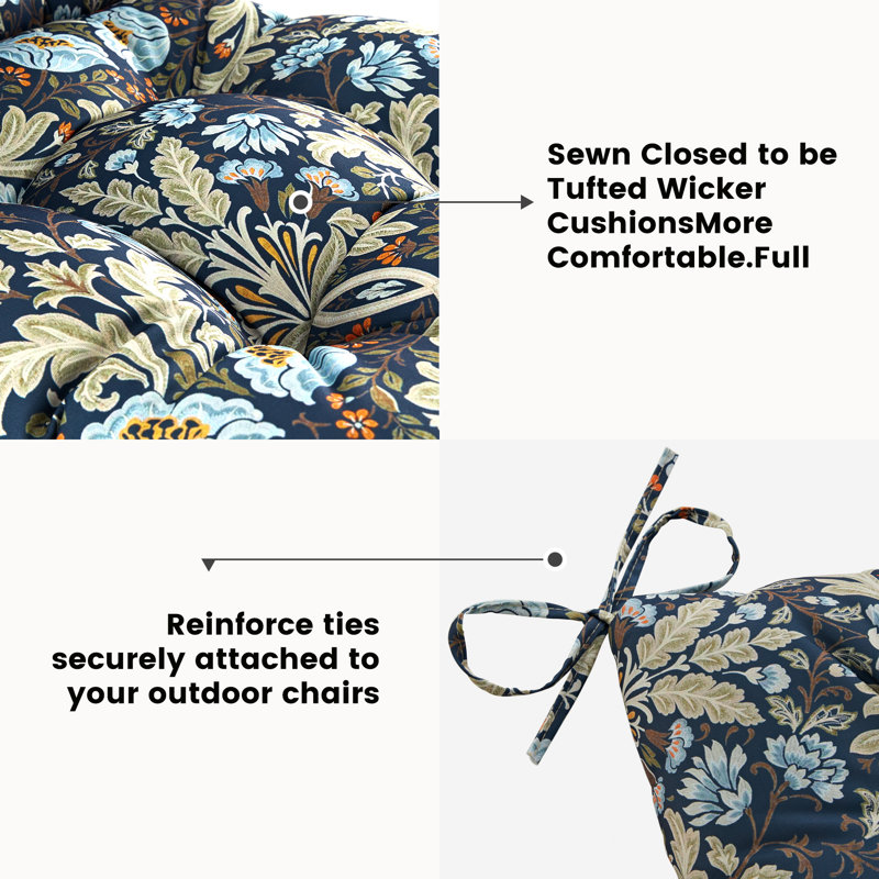 Coussin de siège d'extérieur, Bleu clair