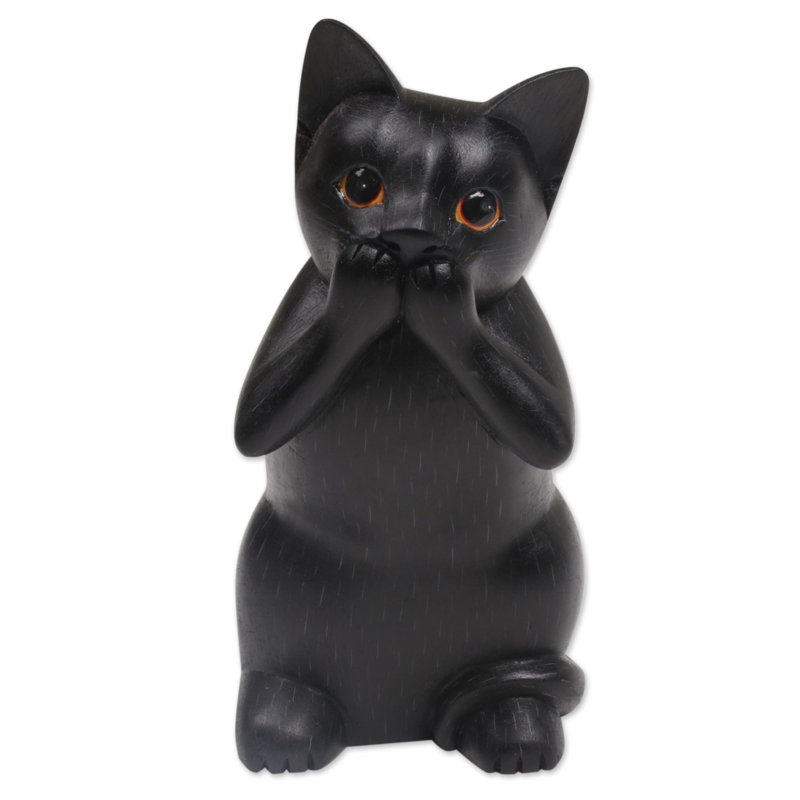 Figurine Dinsdale Kitty Speaks No Evil