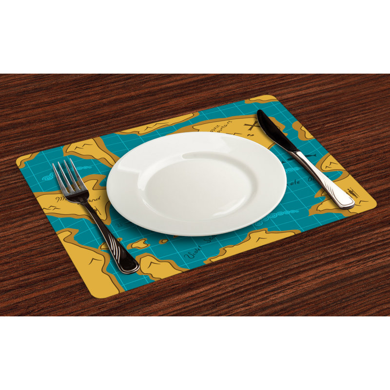 Polyester Cities & Maps Rectangle Placemat