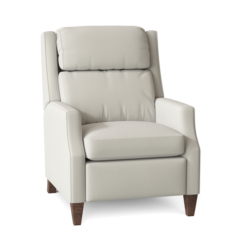 Spyglass 31" Wide Genuine Leather Standard Recliner, Tobacco, 1181 Pearl, Manual
