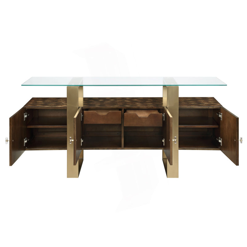 Console avec tiroirs