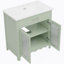 Meuble-lavabo 31 po avec verre trempé, vert-177213195