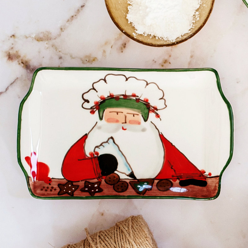 Old St. Nick Terra Bianca Salad/Dessert Plate