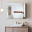 Armoire à pharmacie à miroir 30X26 pouces à DEL avec désembueur, lumières à intensité variable et mémoire de luminosité pour les salles de bain modernes