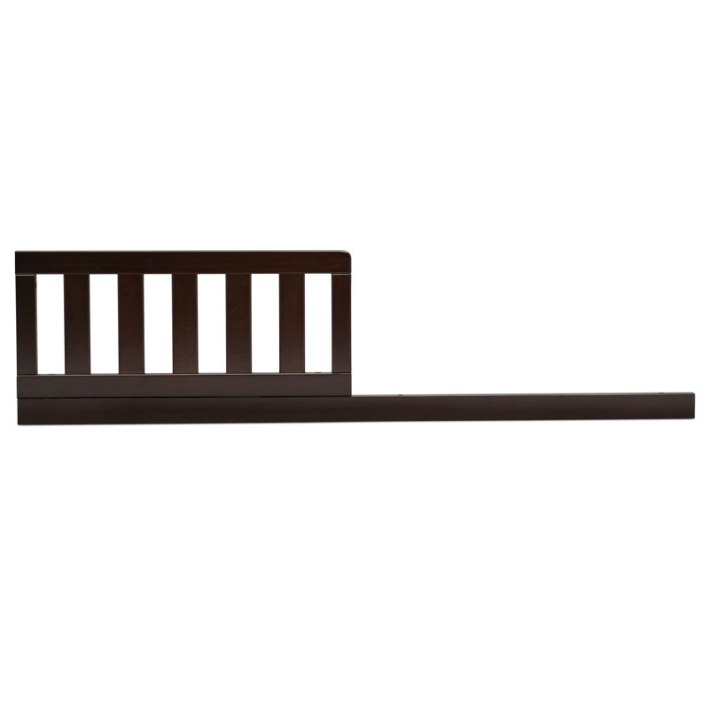 Dark Chocolate Wooden Toddler Bed Rail Kit
