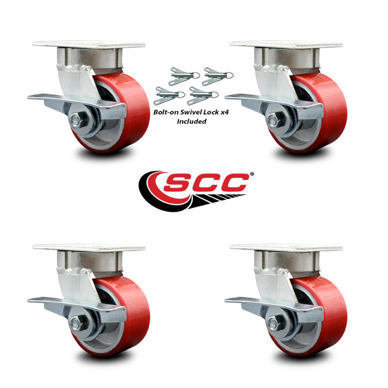 Caster Set, Red