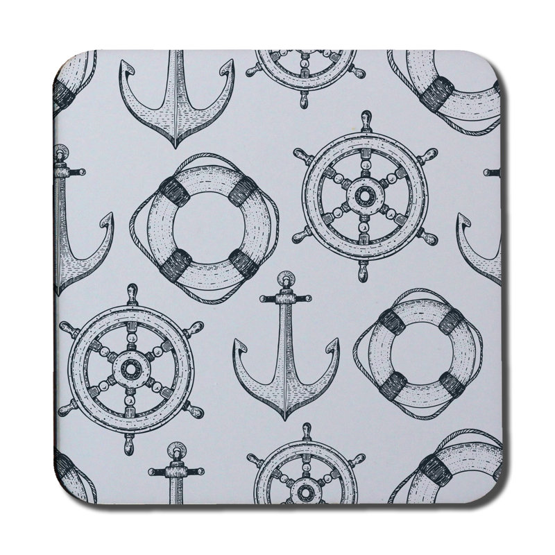 Square 6 Piece Coaster Set