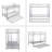 Twin Over Twin Metal Bunk Bed With Trundle-1032448333