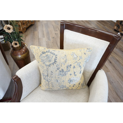 Abstract Cotton Throw Pillow