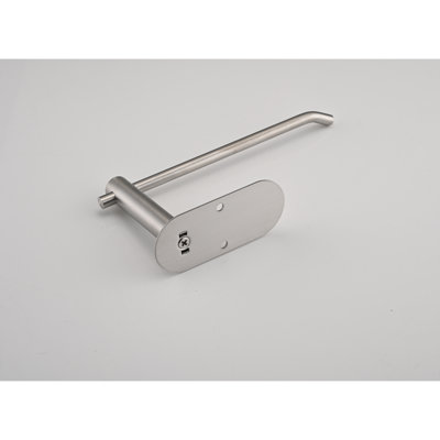 2 Pieces Paper Towel Holder Stainless Steel Brushed Nickel Self-Adhesive No-Drill Wall Mount Rustproof