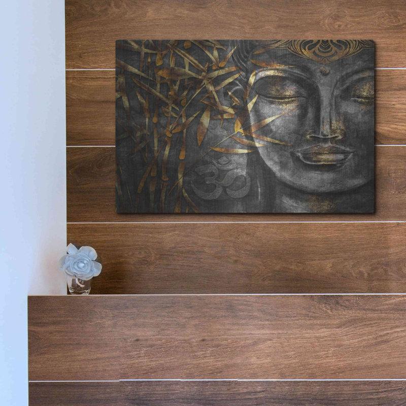 "Golden Budha" par Luxe, H 12 po x l 16 po