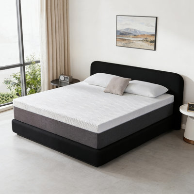 8 Inch Mattress No Fiberglass Gel Memory Foam Mattress, Medium Firm Support, Motion Isolation