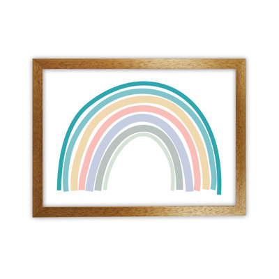 Multicolour Rainbow Art Original 1 Piece Wall Art