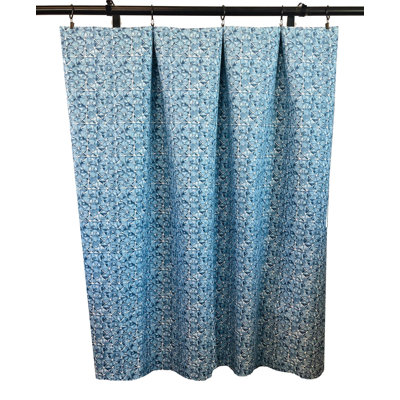 Rideaux géométriques indigo bleu foncé Shibori