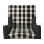 Fauteuil club haut dossier en tissu TODDman
