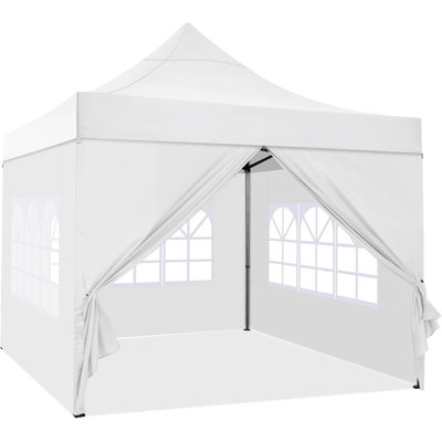 10 x 10 imperméable, stable et résistant à l'hiver avec paroi latérale et sac de sable
