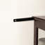 Armoire avec tablettes réglables, ornements en métal rétro, éclairage, cerisier spacieux