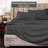 Bowning Simba Egyptian Cotton Deep Pocket Solid Luxury 1000 Thread Count Sheet Set-1523333016-1523333020