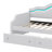 Twin Size Fabric-Upholstered Daybed With LED Lights And Dual Drawers-154015735-154015737