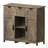 35.4" Wide Sideboard with 3 Drawers and 3 Adjustable Shelves, Cabinet with 2 Doors, Accent Cabinet-111377209