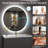 Epperly LED Round Bathroom Mirror with Bluetooth Dimmable Brightness Anti-fog Function-1777631660