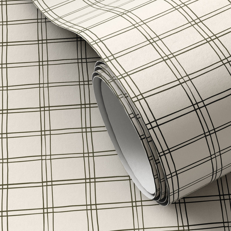 Hand Checks Wallpaper by Getty Images, Olive II