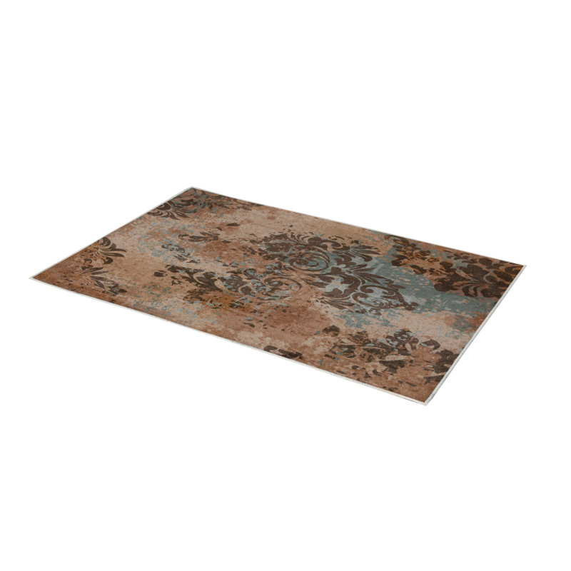 Premium Hall Carpet, 3D Digital Printed, 39.4 x 59.1 Inches | 100% Polyester, Antibacterial, Non-Slip Underside | Pile Height: 0.04 Inches, Machine Washable, Ideal for Living Room & Entryway Decor