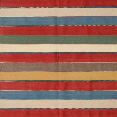 Wool Striped Indoor Rug