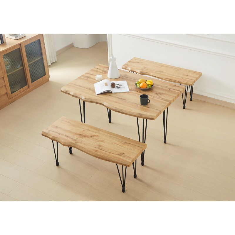 Mose 4 - Person Dining Set, 76cm H x 120 cm L x 80cm W
