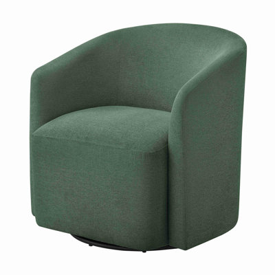 Modern Minimalist Design 360 Swivel Barrel Chair