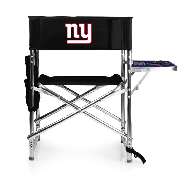 Folding Director Chair, New York Giants, Black